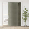 Accordian Door Curtain, 100% Blackout Folding Magnetic Doorway Curtains by JILRON