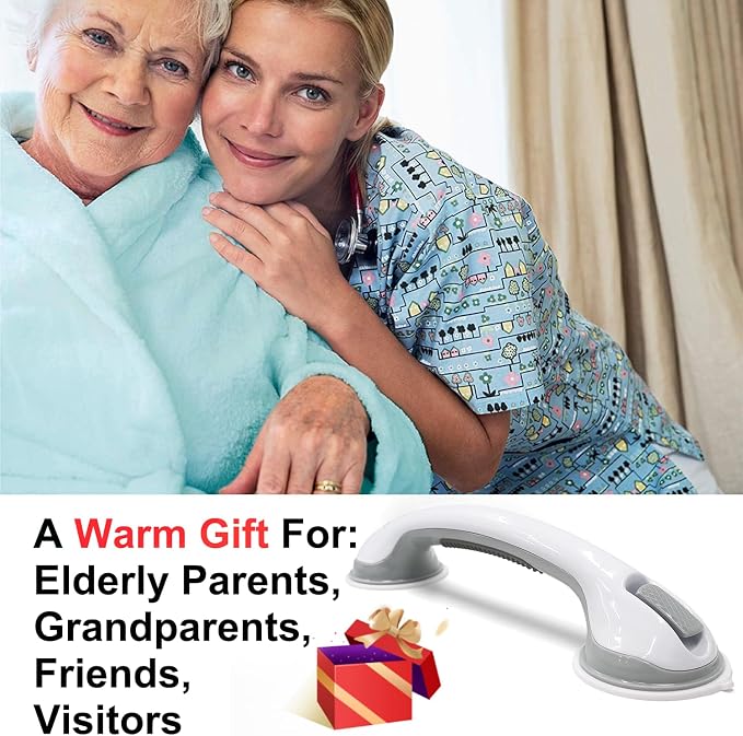 AirTight® Grab Bars for Bathtubs and Showers, 16Inch Shower Handle Elderly - Image 3