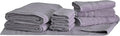 Mosobam Luxury Turkish 10pc Deluxe Bath Bundle Body Hand Face Towel and Mat by Mosobam