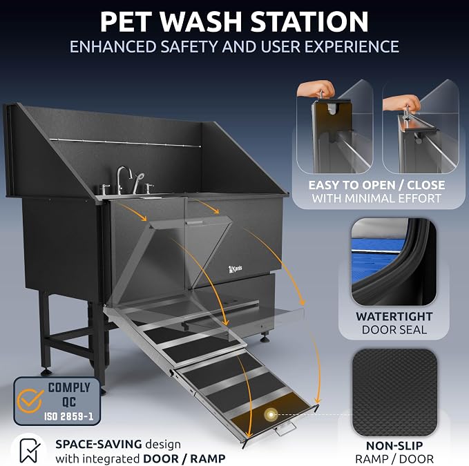 KANIS Black Line Professional Dog Washing Station - Image 4