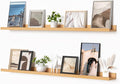 Heimlove Picture Ledge Shelf, Floating Shelves Set of 2, 48 Inches Picture Shelf by Heimlove