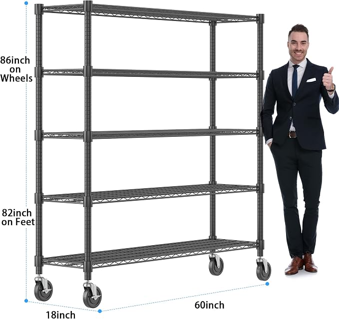 Homdox Heavy Duty Metal Shelves - Image 3