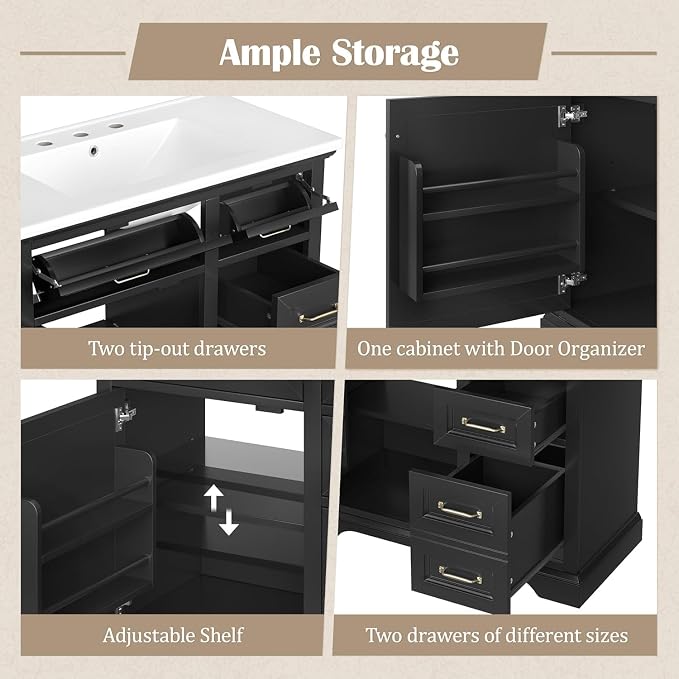 Linique 36" Bathroom Vanity - Image 4