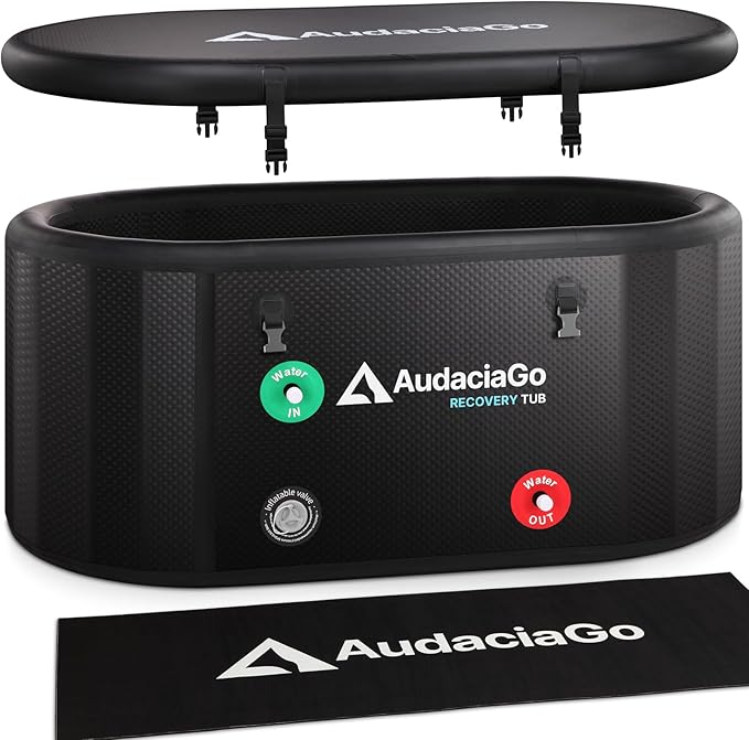 XXL Ice Bath Tub for Athletes, Compatible by Audaciago