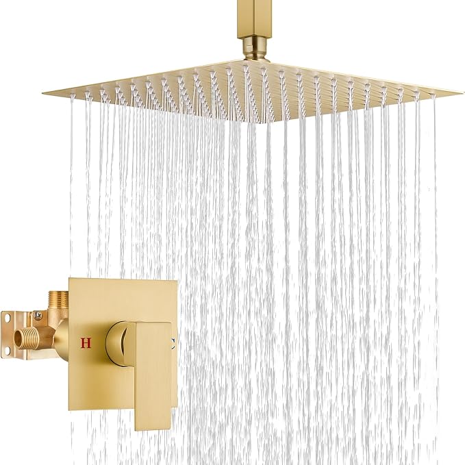 Airuida Shower Faucet Set and Handle Set Single Function Shower Trim Kit by Airuida