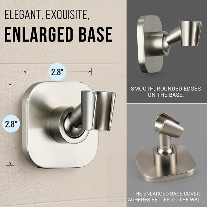 G-Promise All Metal Handheld Shower Head Holder, Adjustable Wall Mount Shower - Image 5