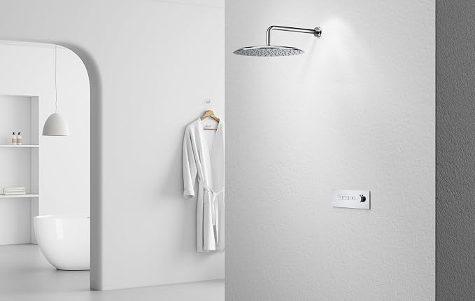 VBFF-Shower Head, rain shower head, 16 inch- Round Shower Head, 1.8 GPM Flow - Image 4