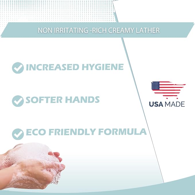 GreenFist Foaming Hand Soap Refills Unscented Jug Foam Refill Made in USA - Image 3