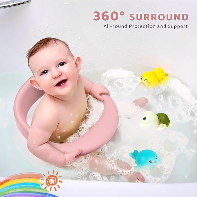 Baby Bath Seat, Infant/Toddler Sit Up Bathtub Seat - Image 4