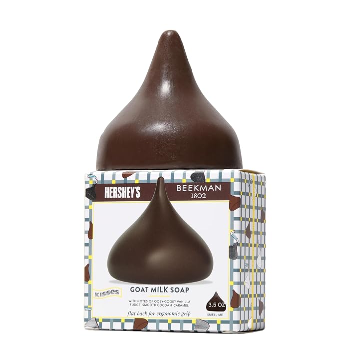 Beekman 1802 x HERSHEY'S Limited Edition KISSES Milk Chocolate Goat Milk Soap by Beekman1802