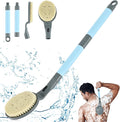 Back Scrubber Anti Slip for Shower, 21.7” Detachable Back Bath Brush for Shower by BTideas