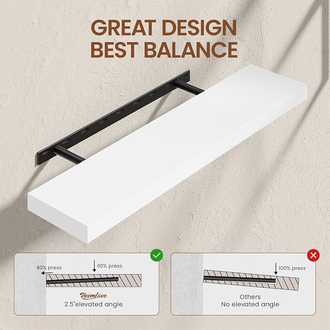 Heimlove 36 inch Floating Shelves - Image 6