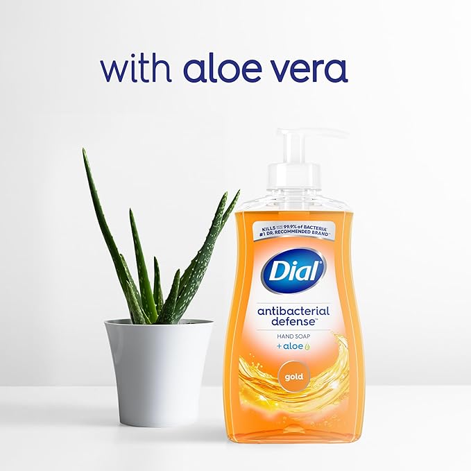 Dial Antibacterial Defense Liquid Hand Soap + Aloe, 11 Fl Oz, - Image 5