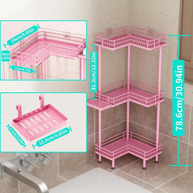 HapiRm Corner Shower Caddy Standing - Image 4