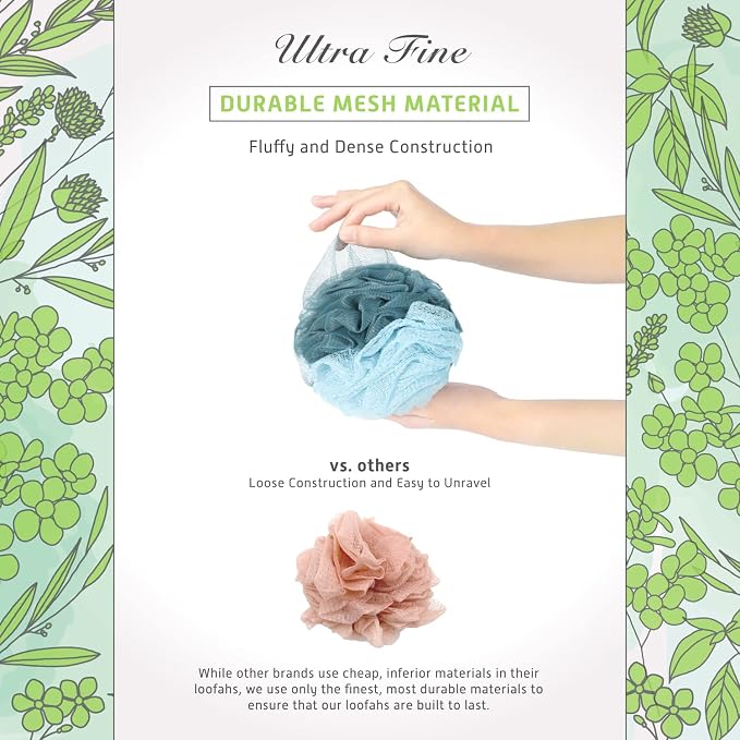 Spongentle Dual Texture Deep Cleansing Loofah Sponge - Image 5