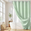 River Dream Hotel Grade No Hooks Needed Shower Curtain by RiverDream