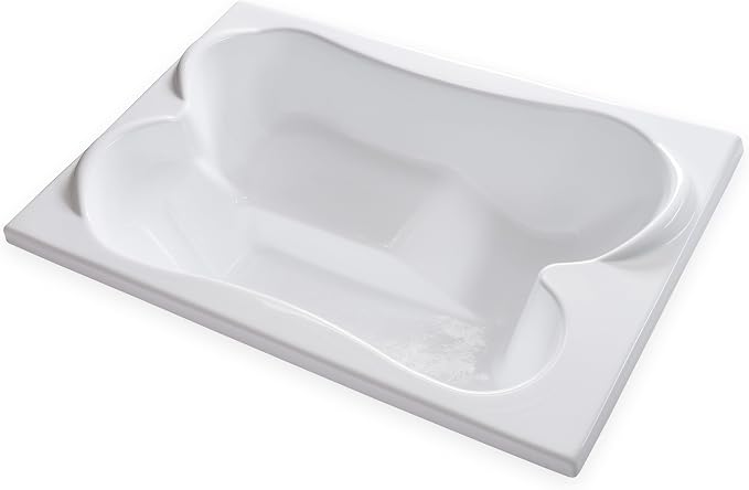 Carver Tubs - TPL7248 - Modern Acrylic Fiberglass Soaking Bathtub - w/Neck by CarverTubs