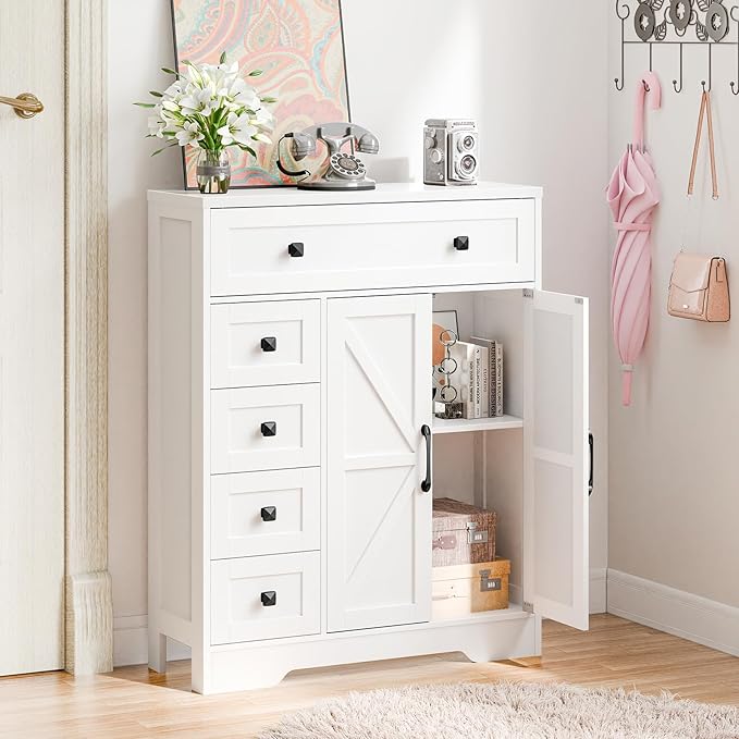 Vabches Farmhouse Storage Cabinet - Image 5