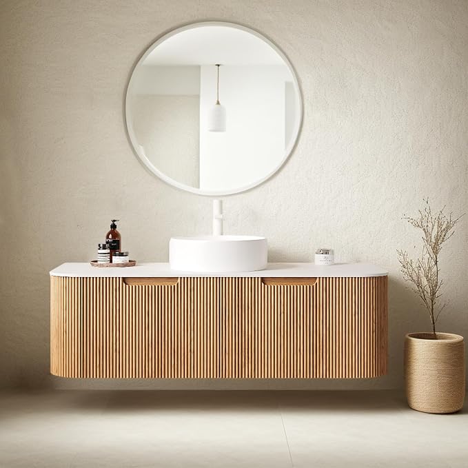 48" Bathroom Vanity with Sink, Floating Plywood Bathroom Vanities with by Unknown