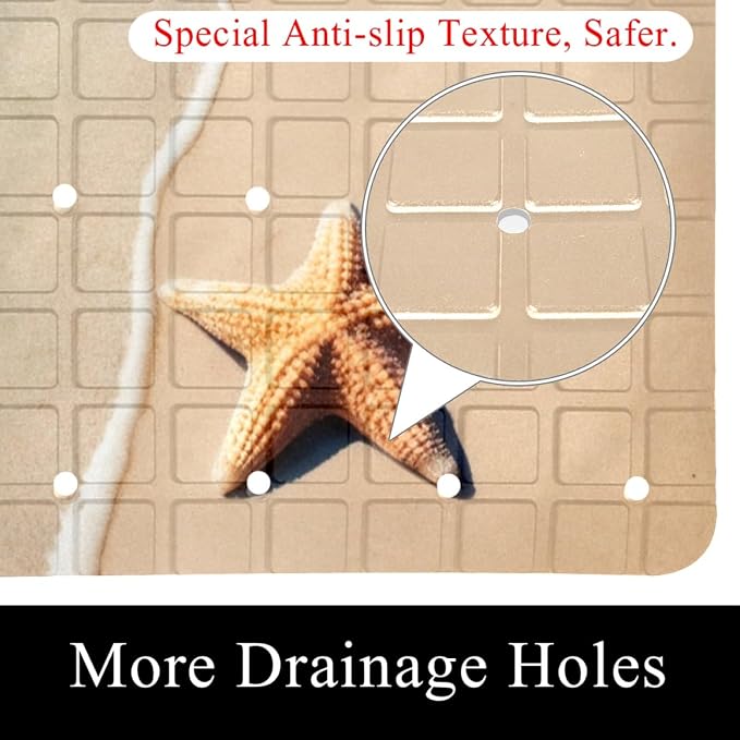 Bathtub Mats for Shower Tub, Anti-Slip Bath Mats for Inside Tub, Bathroom - Image 2