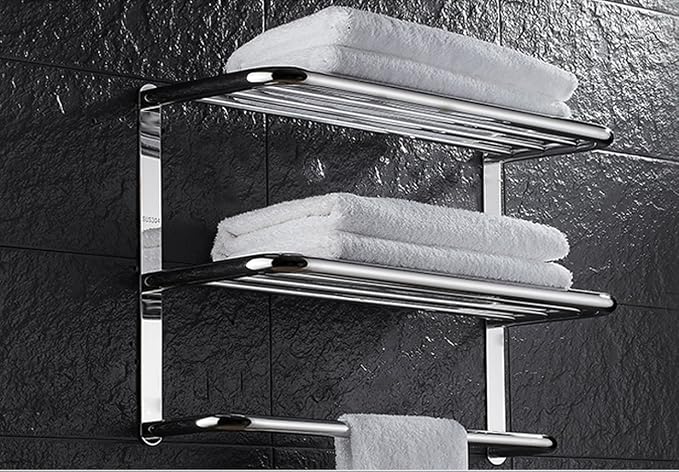 LUANT 24 Inch Bathroom Shelf 3-Tier Wall Mounting Rack - Image 9
