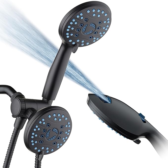 Hotel Spa AquaCare As-Seen-On-TV High Pressure 48-setting Rain & Handheld 3-way by HotelSpa