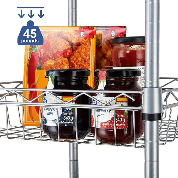 BNSPLY 6 Tier Wire Shelving Unit - Image 7