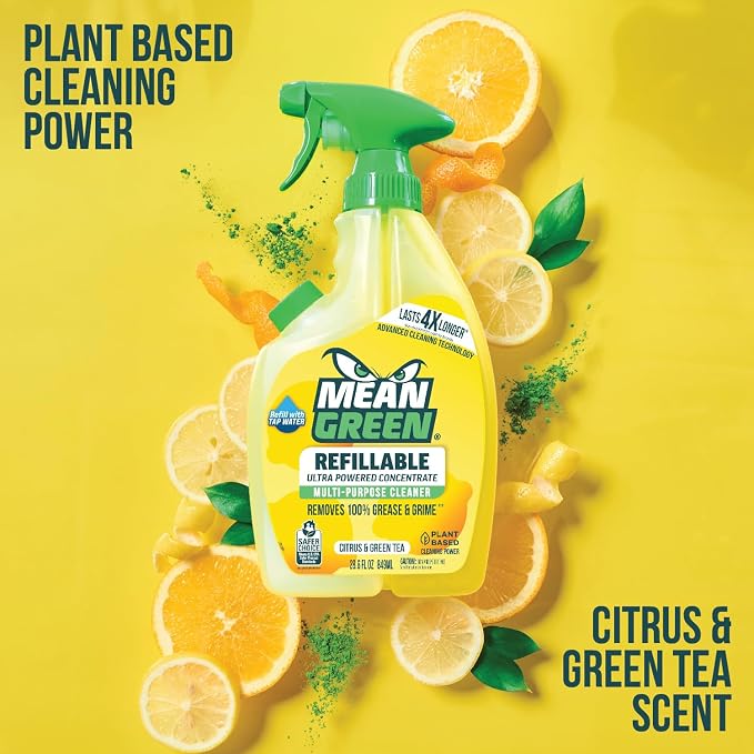 Mean Green Refillable Ultra Powered Multi-Purpose Cleaner Concentrate, Citrus & - Image 7