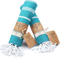 SMYRNA TURKISH COTTON Classical Series Turkish Hand Towels Set of 2, 18x30 inch by SmyrnaTurkishCotton