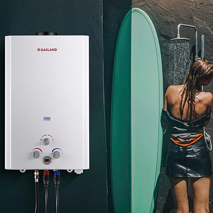 GASLAND 4.22GPM Outdoor Propane Tankless Water Heater, 16L Gas Outdoor Shower - Image 5