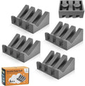 Silicone Soap Dish with Drain, Upgrade Double Suction Cups at The Bottom by AIXIAOYA