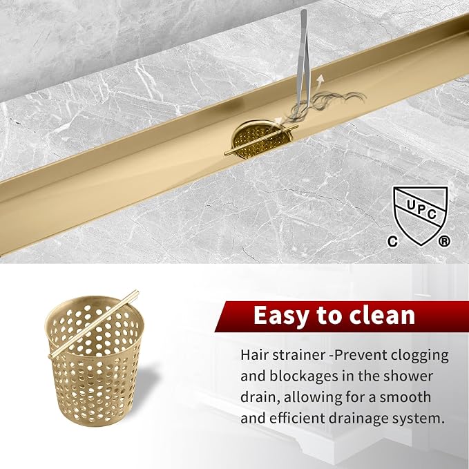 Sharp-tec Linear Shower Drain, 36 inch Shower Drain - Image 4