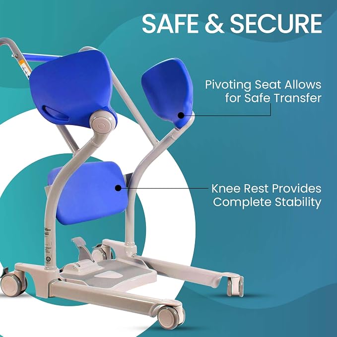 ArjoHuntleigh Sara Stedy Sit to Stand Manual Patient Lift Aid | Fully Assembled - Image 2