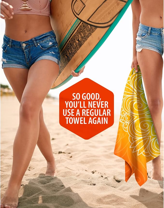 VENTURE 4TH Microfiber Beach Towel: Quick-Dry, Sandproof and Lightweight - Image 9