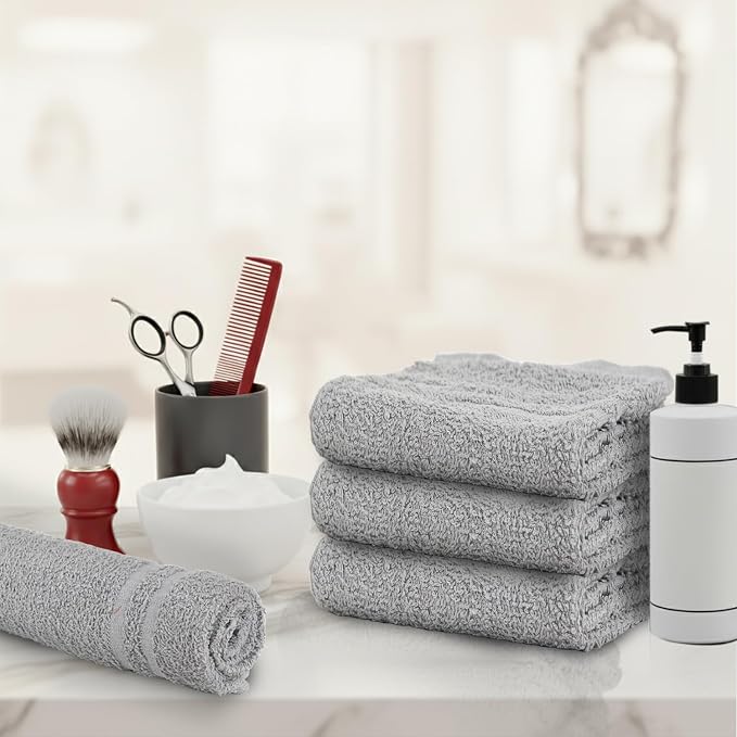 Hand Towels - Pack of 40, 16 x 27 Inches, 100% Cotton, Highly Absorbable - Image 5