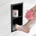 Shower Foot Rest for Shaving Legs, 304 Stainless Steel Footrest Niche by Qeke