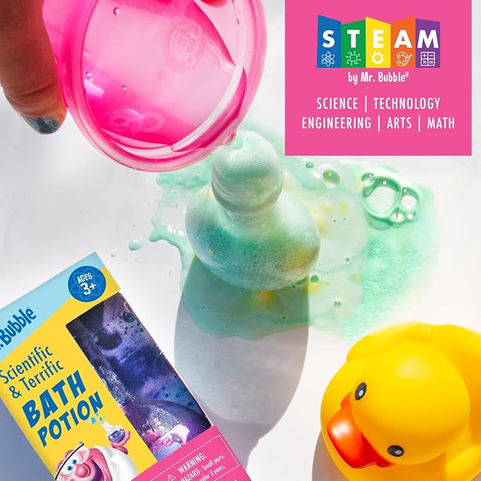 Mr. Bubble The Original Kids Bath Bomb Potions, Colorful Fizzy Fun, Cool Foam - Image 4