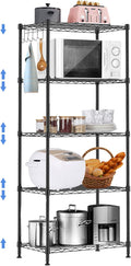 BNSPLY 5 Tier Wire Shelving Unit, Adjustable Wire Rack Shelving, Changeable by BNSPLY