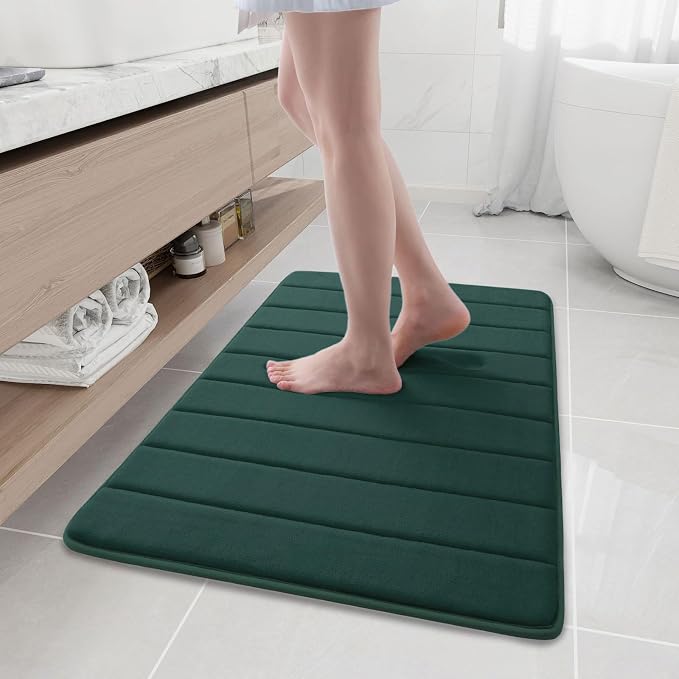 Buganda Memory Foam Bath Mat, 35.4" x 24", Ultra Soft and Non-Slip Bathroom Rugs by Buganda