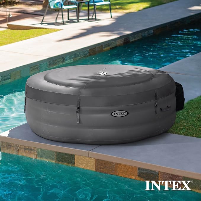 INTEX SimpleSpa Inflatable Hot Tub, 6 Person Jet Massage Spa - Image 8