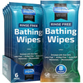 Body Wipes for adults bathing no rinse | Adult Wash Cloths Extra Large by Inspire