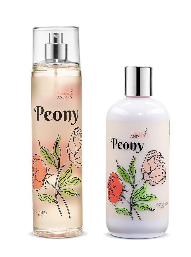 Home Spa Gift 10oz Deep Moisturizing Fragrance Body Lotion & 8 oz. Fine by FreidaandJoe