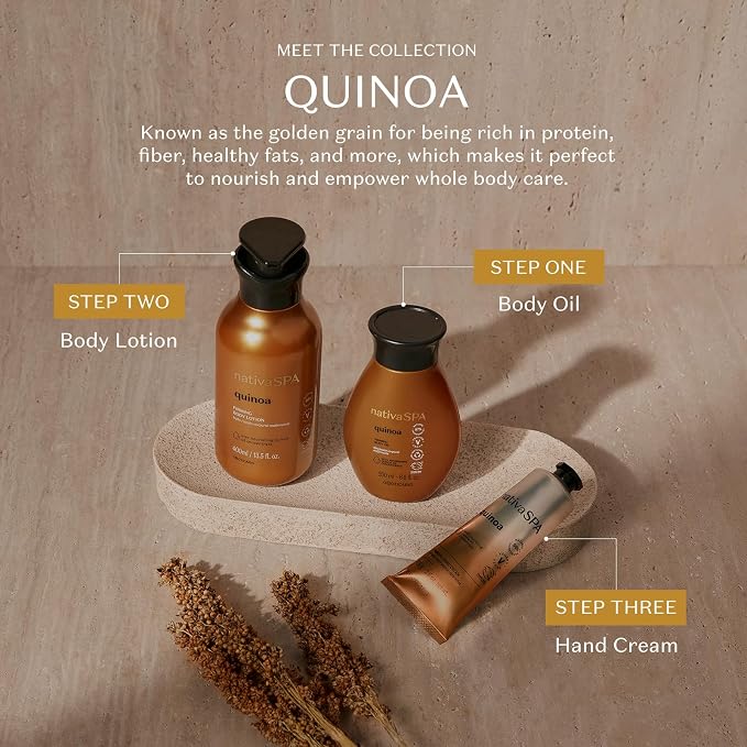 Nativa SPA by O Boticario Quinoa Hydrating Body Lotion, Fragranced Skin - Image 6