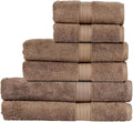Christy Renaissance 6 Piece Brown Towel Set | 100% Egyptian Cotton | Luxury by Christy