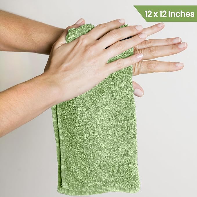 Utopia Towels 24 Pack Cotton Washcloths Set, 100% Ring Spun Cotton, Highly - Image 3