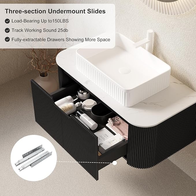 36'' Floating Bathroom Vanity - Image 5