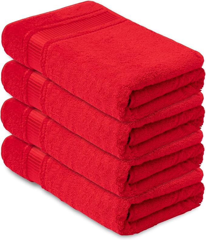 Melissa Linen, Fingertip Towels 4 Pack, 100% Turkish Cotton, Small Hand Towels - Image 4
