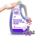 Lavender Hand Soap Refills Foam, 64oz Liquid Hand Soap Foam Refill in Recycled by ZYFE-VitaminHandSoap