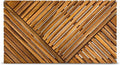 StrongTek Large Teak Bath Mat for Bathroom, 35.4" x 20" Solid Wood Shower Mat by StrongTek