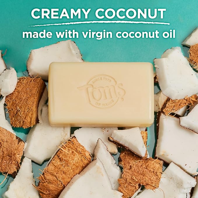 Tom's of Maine Natural Beauty Bar Soap, Creamy Coconut - Image 6